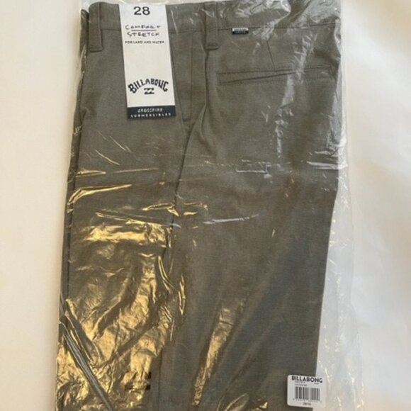Billabong Comfort Stretch Crossfire Submersible Shorts Tan Size 28 NWT - Picture 3 of 9